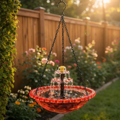 🐦 49% OFF Today – Solar Hanging Bird Bath Fountain | Attract Birds & Create a Peaceful Garden Oasis 🐦💦