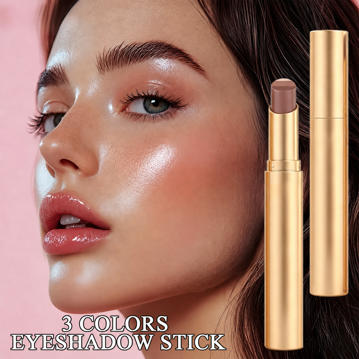 🔥 BIG SALE - 70% OFF🔥Instant Glow 3-in-1 Eyeshadow Stick