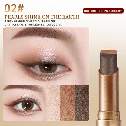 🔥 BIG SALE - 70% OFF🔥Instant Glow 3-in-1 Eyeshadow Stick