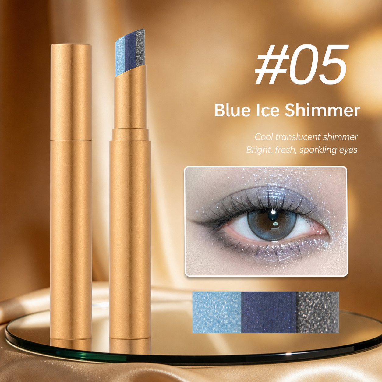 🔥 BIG SALE - 70% OFF🔥Instant Glow 3-in-1 Eyeshadow Stick