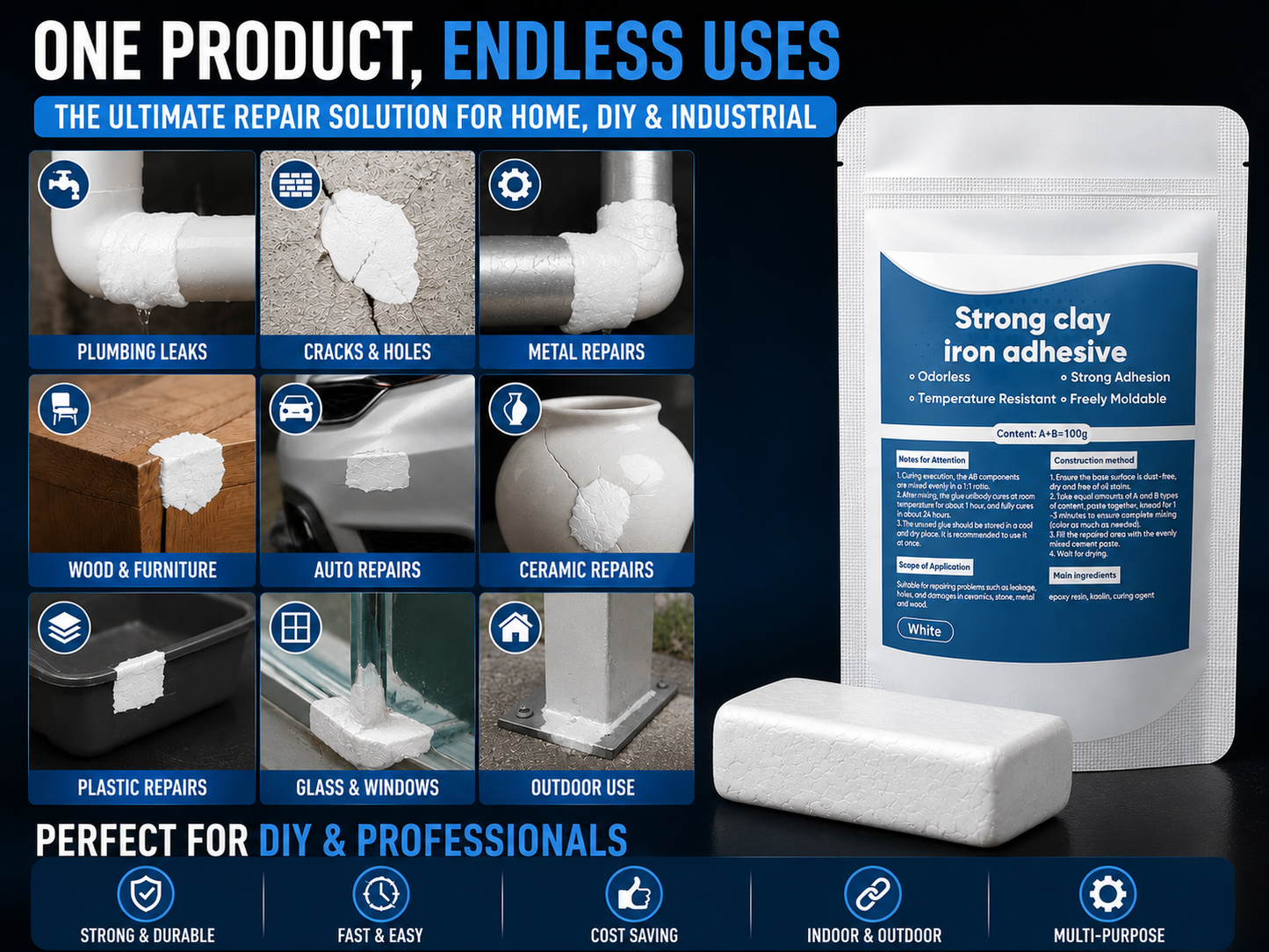 💪🛠️ Multi-Purpose Repair Clay-FX