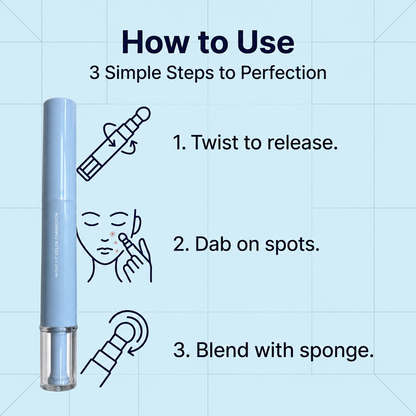 🖋️✨LAST DAY SALE BUY 1  GET 1 FREE!!💙Dual-effect Concealer & Foundation Eye Concealer - 24-hour long-lasting